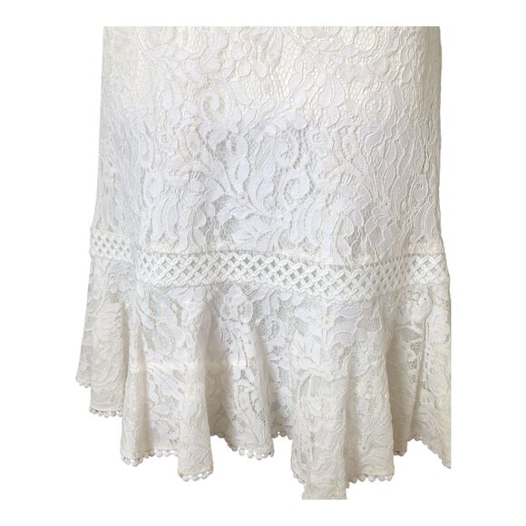 Eliza J $188 V-Neck Lace Flounce‎ Sleeve Cocktail Party Wedding Guest Dress 6 - Picture 6 of 16